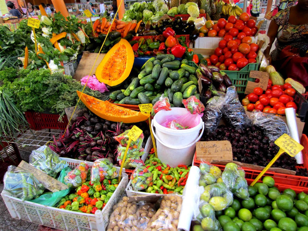 Le marché aux légumes de Deshaie